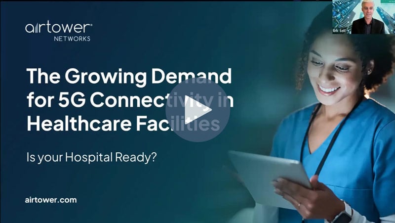 Healthcare Webinar thumbnail with play button